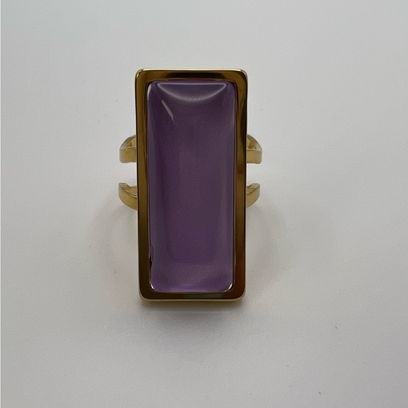 Elegant Rectangular Statement Rings - Classic Minimalist Ring - Picture 9 of 14